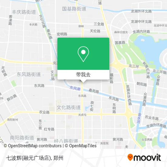 七波辉(融元广场店)地图