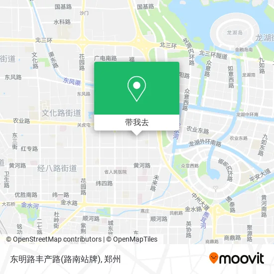 东明路丰产路(路南站牌)地图