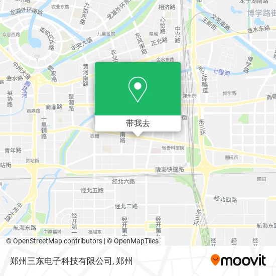 郑州三东电子科技有限公司地图