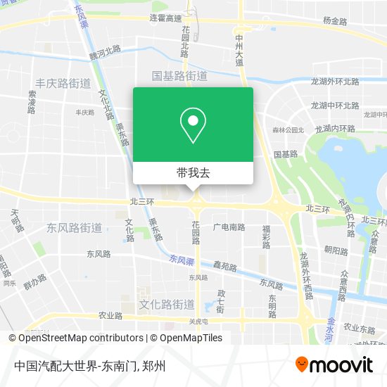 中国汽配大世界-东南门地图