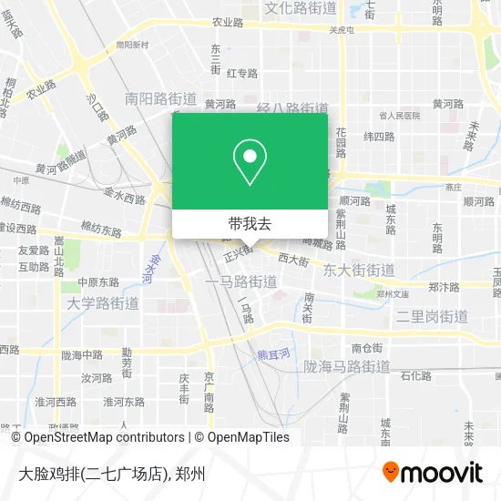 大脸鸡排(二七广场店)地图