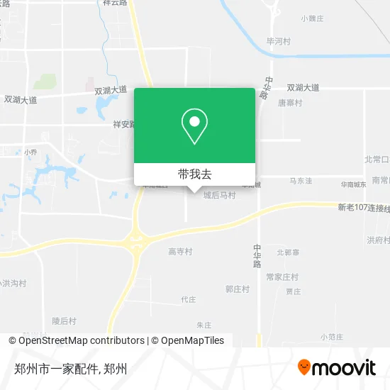 郑州市一家配件地图