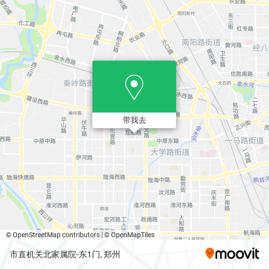 市直机关北家属院-东1门地图