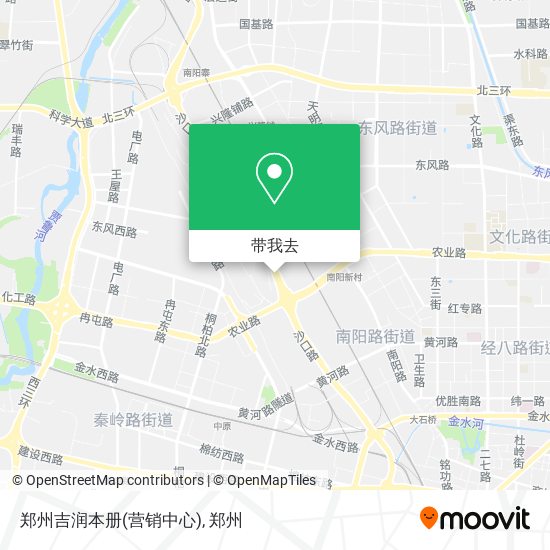郑州吉润本册(营销中心)地图