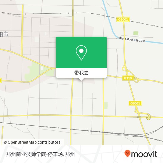 郑州商业技师学院-停车场地图