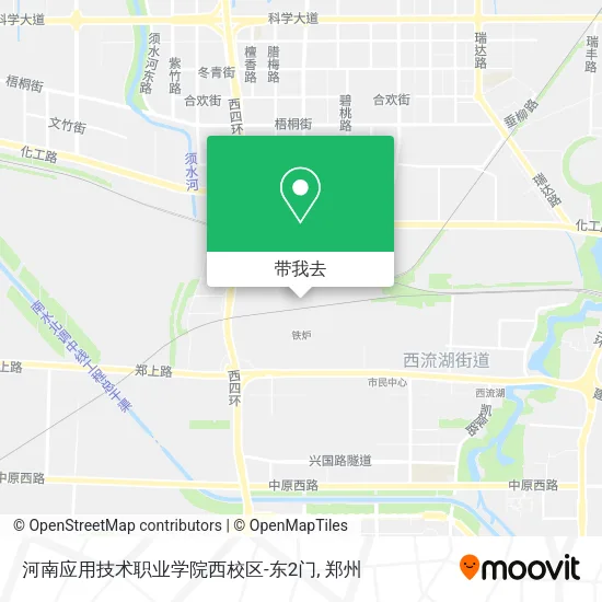 河南应用技术职业学院西校区-东2门地图