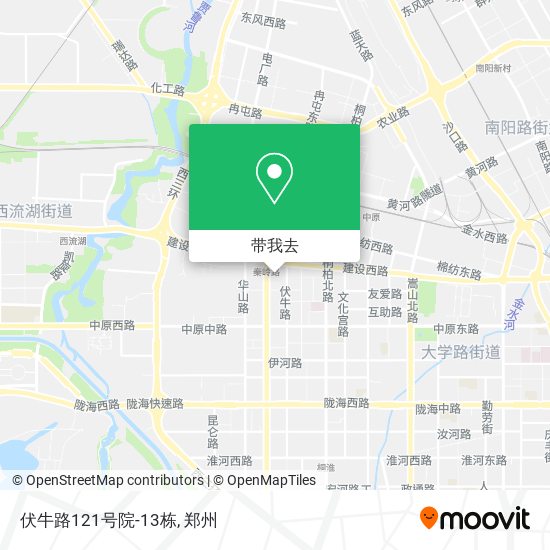 伏牛路121号院-13栋地图