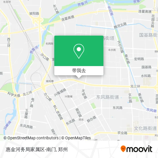 惠金河务局家属区-南门地图