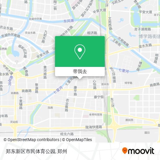 郑东新区市民体育公园地图