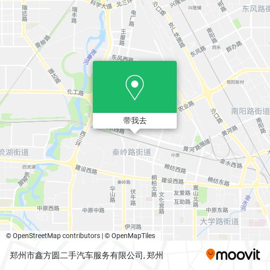 郑州市鑫方圆二手汽车服务有限公司地图