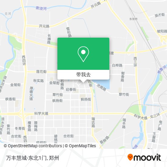 万丰慧城-东北1门地图