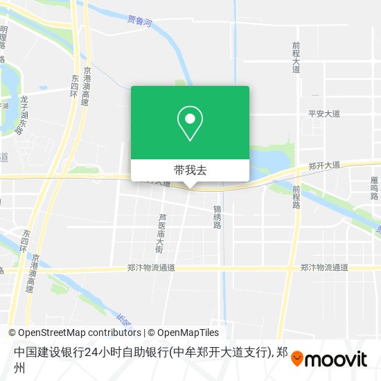 中国建设银行24小时自助银行(中牟郑开大道支行)地图