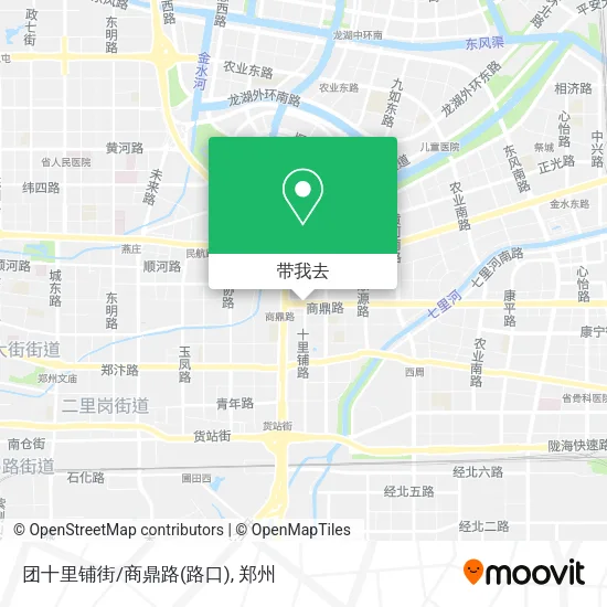 团十里铺街/商鼎路(路口)地图
