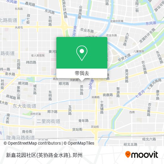 新鑫花园社区(英协路金水路)地图