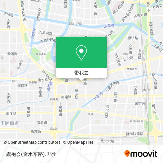 旗袍会(金水东路)地图