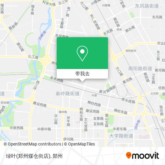 绿叶(郑州煤仓街店)地图