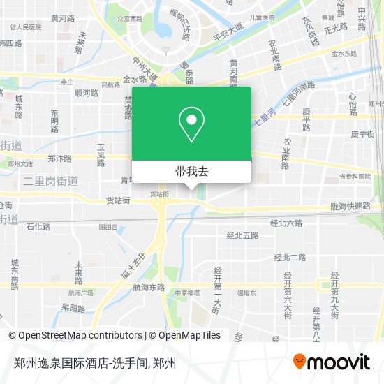 郑州逸泉国际酒店-洗手间地图
