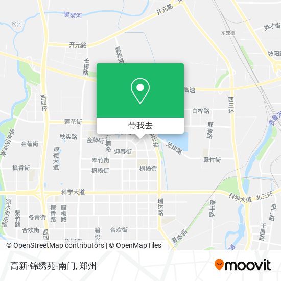高新·锦绣苑-南门地图