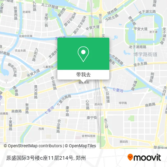 原盛国际3号楼c座11层214号地图