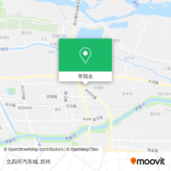 北四环汽车城地图