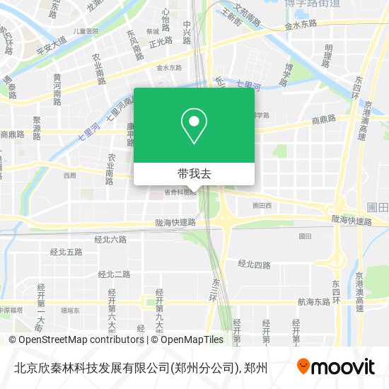 北京欣秦林科技发展有限公司(郑州分公司)地图