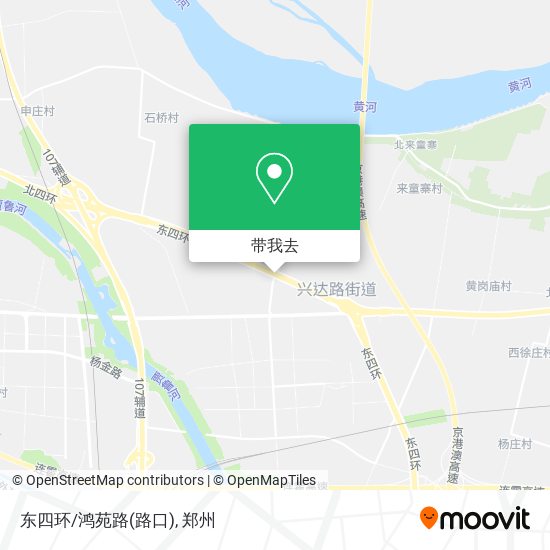 东四环/鸿苑路(路口)地图