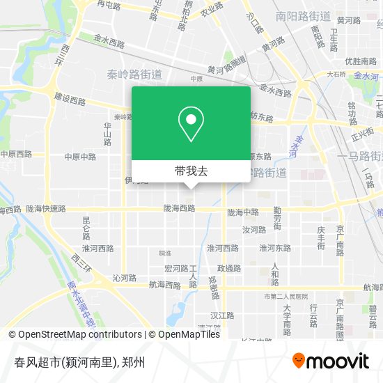 春风超市(颍河南里)地图