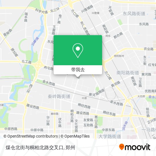 煤仓北街与桐柏北路交叉口地图