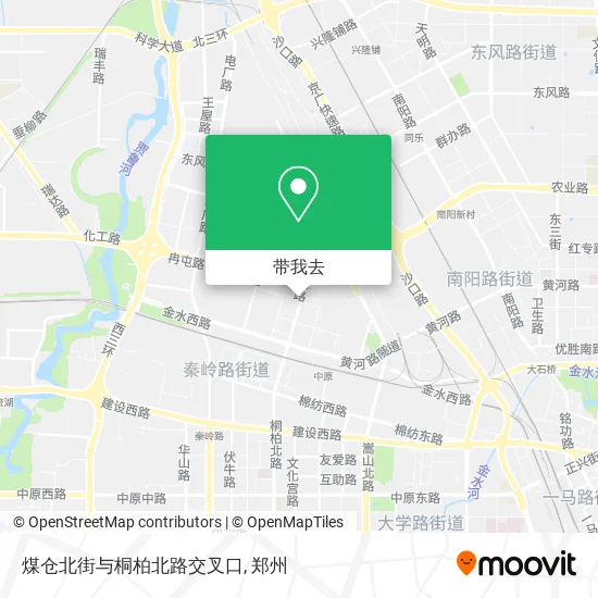 煤仓北街与桐柏北路交叉口地图