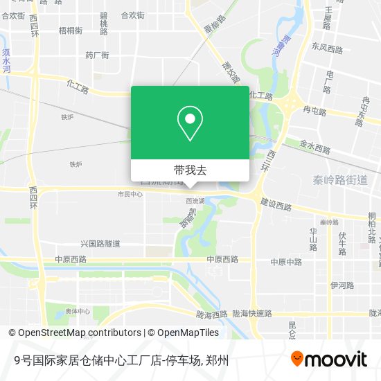 9号国际家居仓储中心工厂店-停车场地图