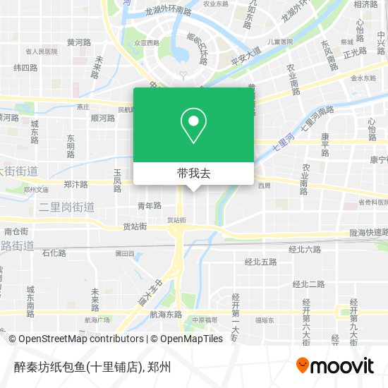 醉秦坊纸包鱼(十里铺店)地图