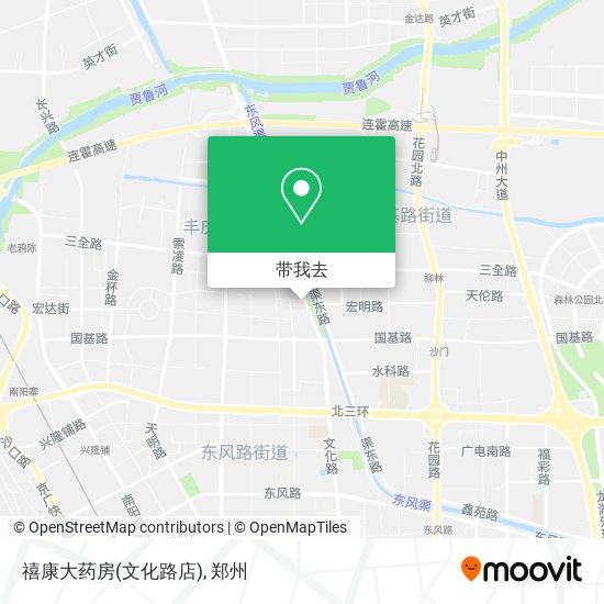 禧康大药房(文化路店)地图