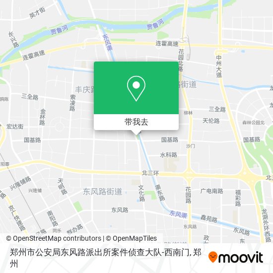 郑州市公安局东风路派出所案件侦查大队-西南门地图