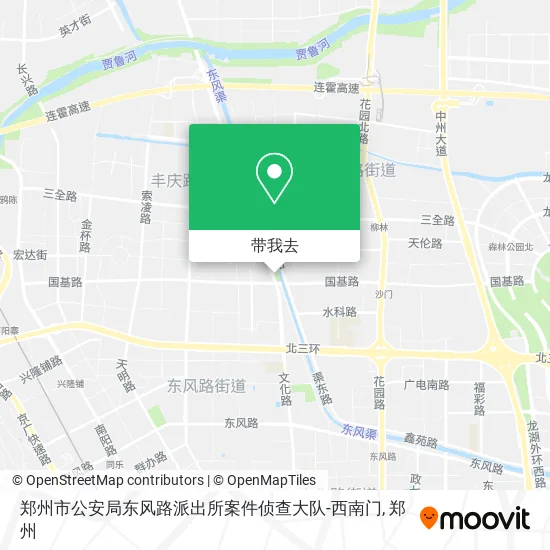 郑州市公安局东风路派出所案件侦查大队-西南门地图