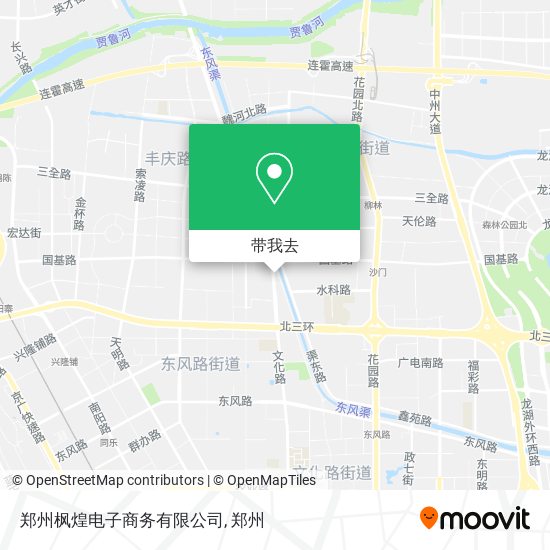 郑州枫煌电子商务有限公司地图