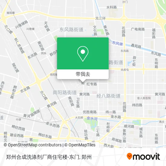 郑州合成洗涤剂厂商住宅楼-东门地图