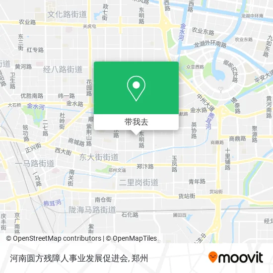 河南圆方残障人事业发展促进会地图