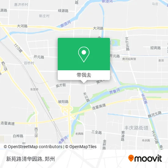 新苑路清华园路地图