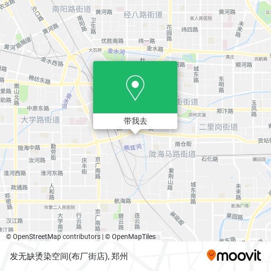 发无缺烫染空间(布厂街店)地图