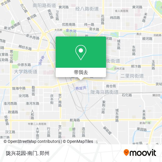 陇兴花园-南门地图
