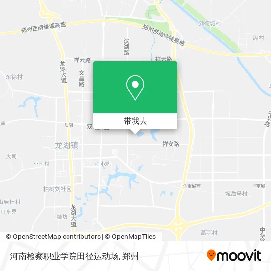 河南检察职业学院田径运动场地图