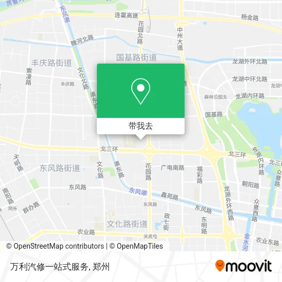 万利汽修一站式服务地图