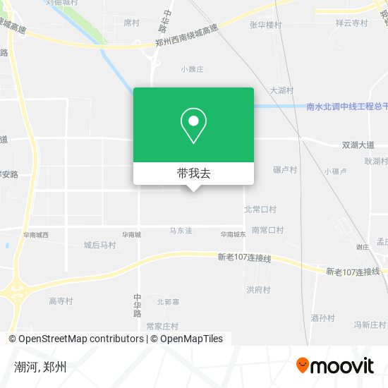 潮河地图