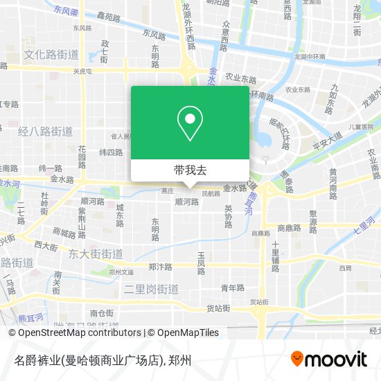 名爵裤业(曼哈顿商业广场店)地图