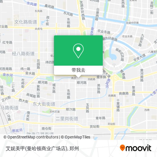 艾妮美甲(曼哈顿商业广场店)地图
