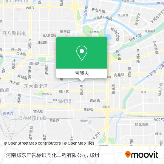 河南郑东广告标识亮化工程有限公司地图