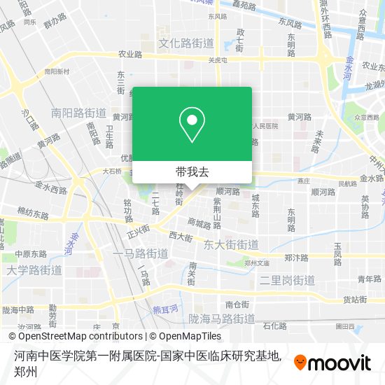 河南中医学院第一附属医院-国家中医临床研究基地地图