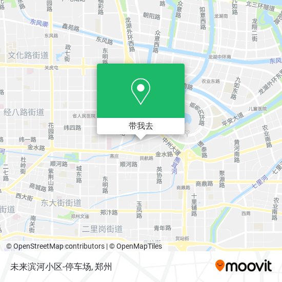 未来滨河小区-停车场地图