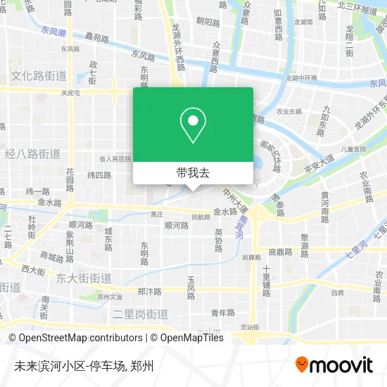 未来滨河小区-停车场地图