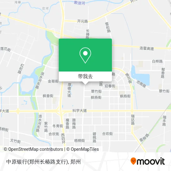 中原银行(郑州长椿路支行)地图